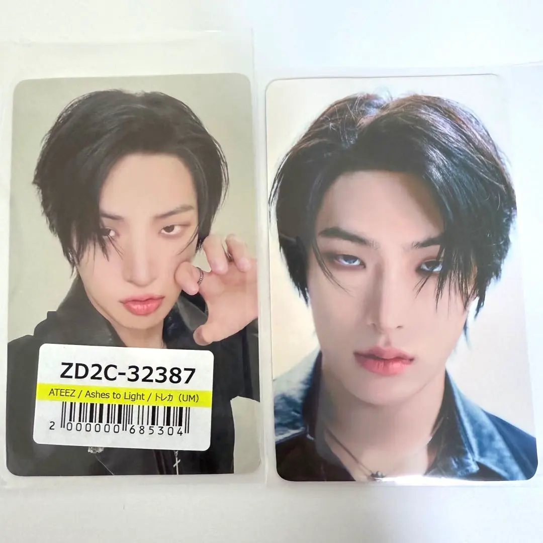 Thumbnail of ATEEZ Ashes to Light Tower Records + Universal Music Store Bonus Trading Card MINGI