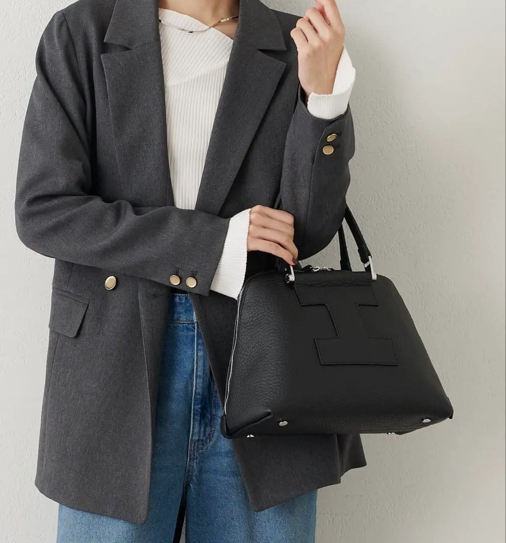 超美品 イアクッチ ギブリ MS ALCE レザー 2way バッグ ブラック IACUCCI トートバッグ ギブリ S ALCE レディース : ZOZOTOWN