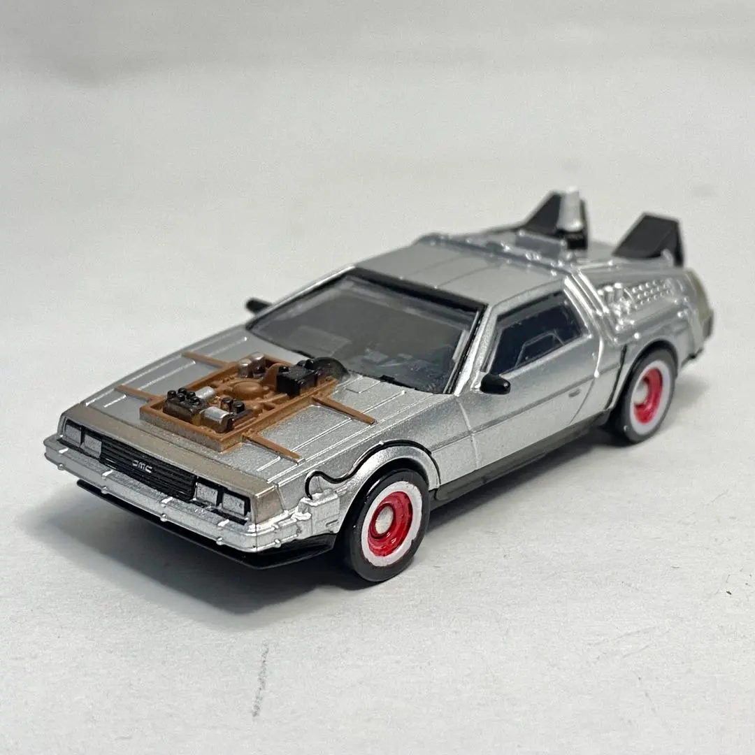Thumbnail of Back to the Future DeLorean Gacha Minicar Takara Tomy