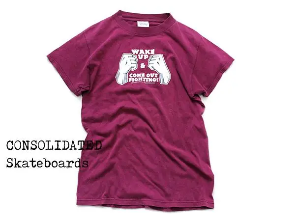 CONSOLIDATED Tシャツ CONSOLIDATED - コンソリデーテッド Consolidated スケボー T