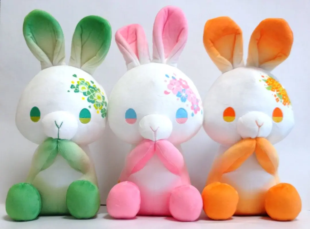 花兎 BIG ぬいぐるみ さくら きんもくせい あじさい よつば 4個 gigo 花兎 BIGぬいぐるみ ～GiGO限定～ | オンラインクレーンゲーム