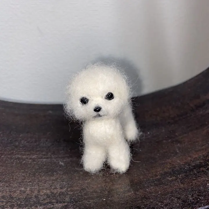 Thumbnail of Wool felt Bichon Frise