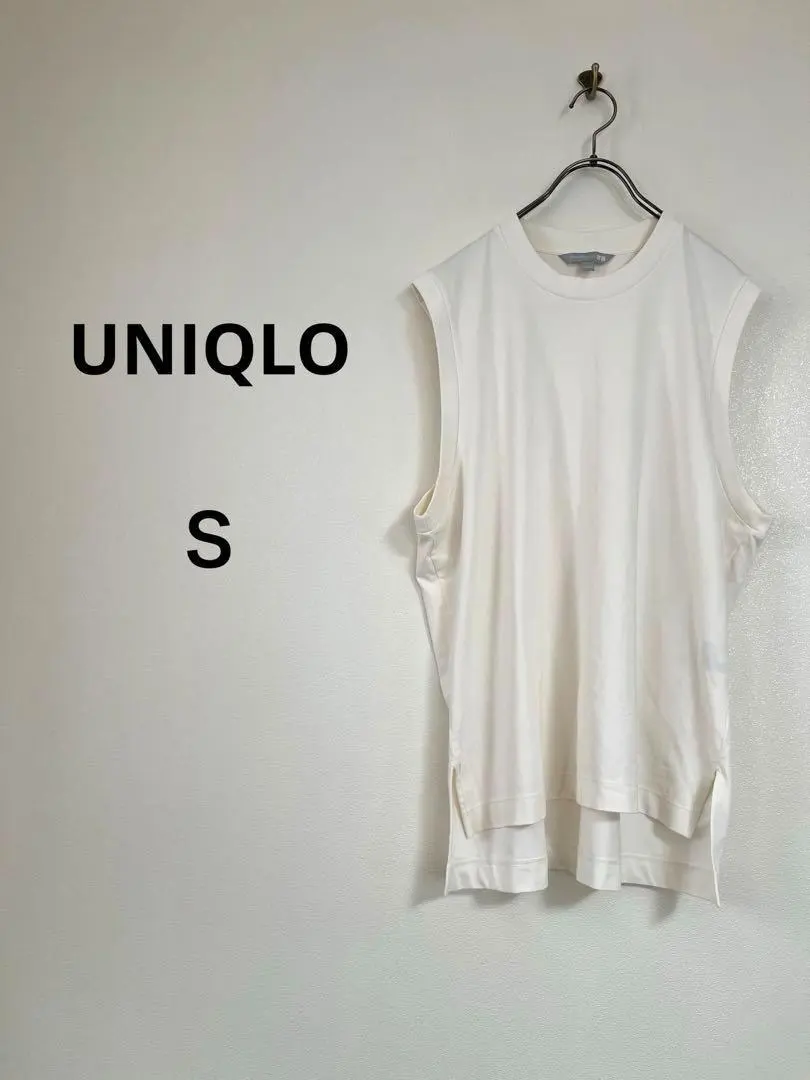 Thumbnail of [Excellent Condition] UNIQLO / AIRism Cotton Oversized T-Shirt (Sleeveless) S