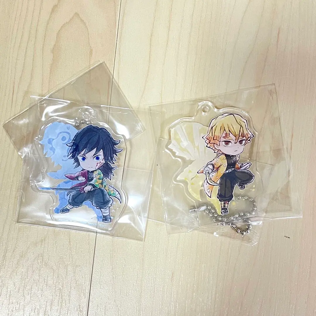 鬼滅之刃 一番賞 F賞 Q版角色亞克力吊飾 2件套 的縮圖