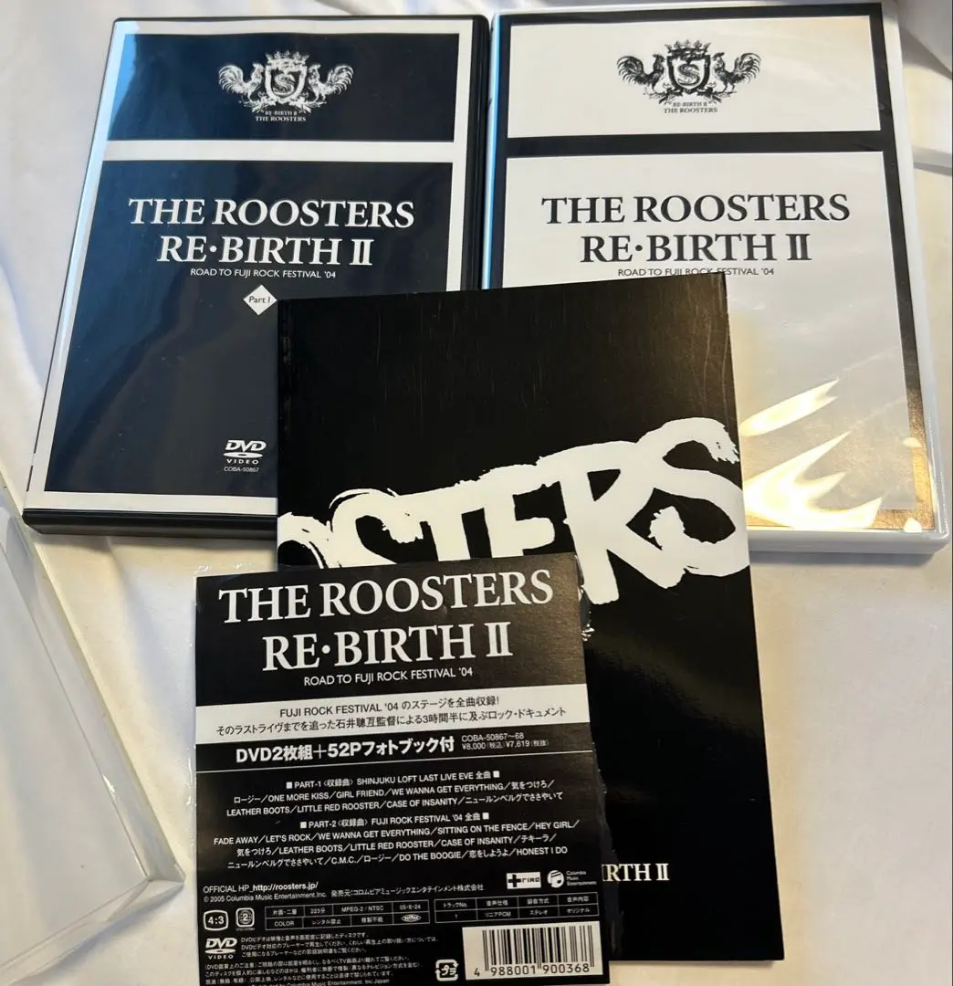 THE ROOSTERS RE:BIRTH Ⅱ DVD2枚組 ルースターズ RE・BIRTH II : THE ROOSTERS | HMV&BOOKS online - COBA-50867/8