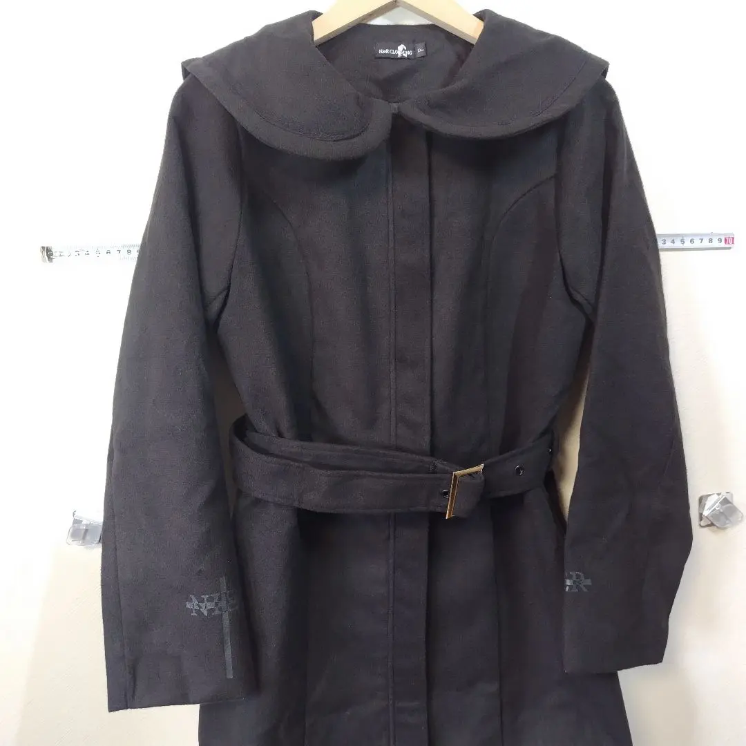 NieR チャイナ服風ロング丈コート チャイナ服 チャイナ風刺しゅう入りウールコート（コート