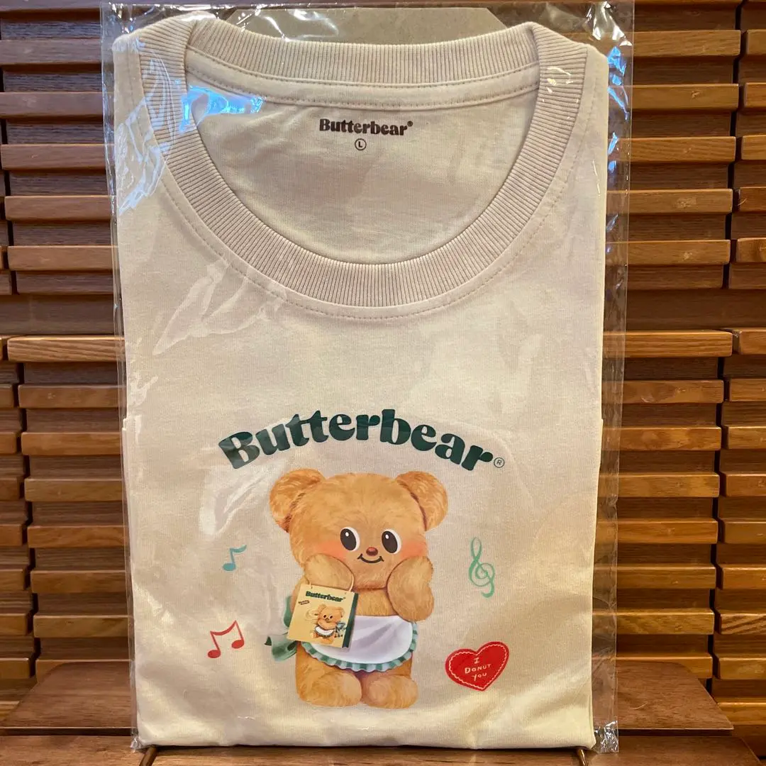 バターベア(Butterbear)オリジナルベビーティーシャツ バターベア(Butterbear)オリジナルベビーティーシャツ