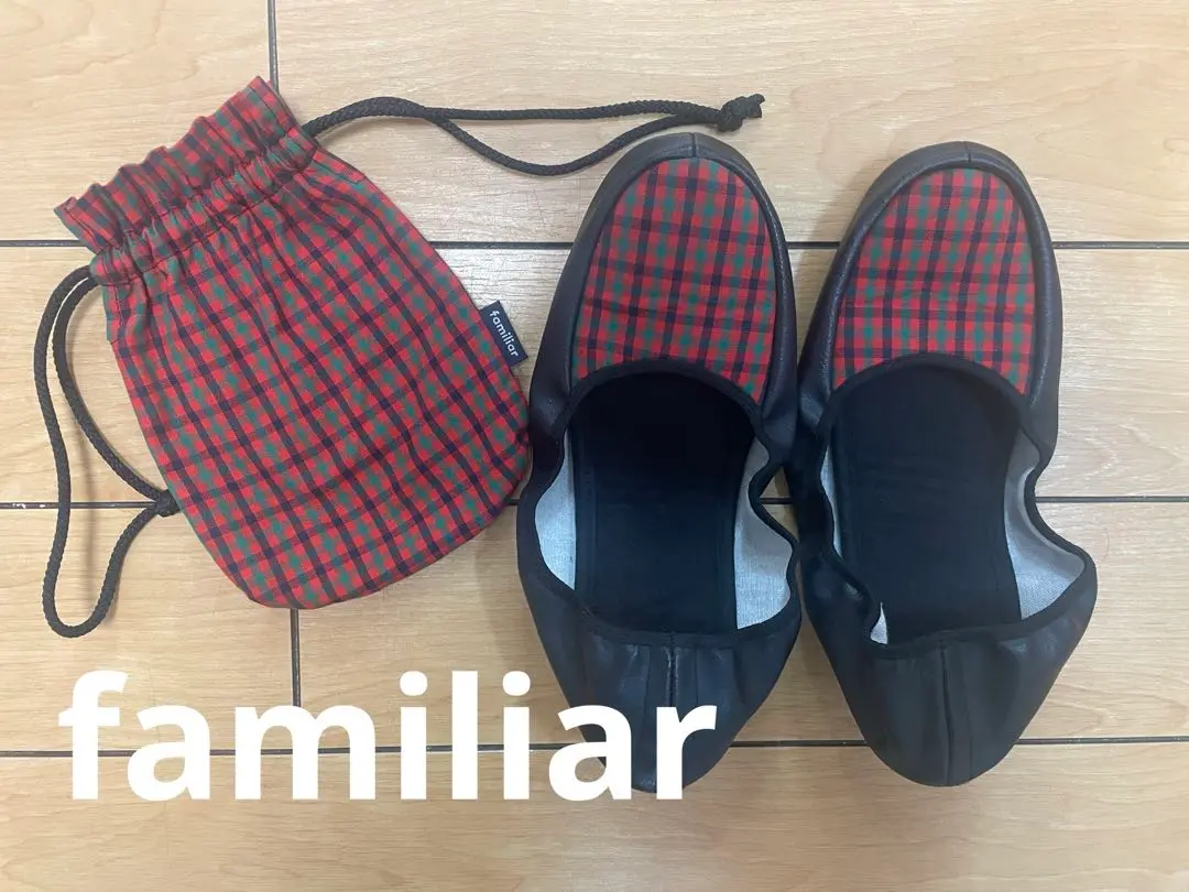 familiar ファミリア　携帯用　スリッパ　巾着 familiar ファミリア スリッパ 巾着｜Yahoo!フリマ（旧PayPay