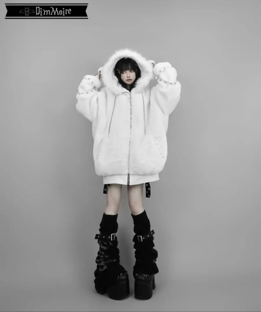 DimMoire BABY SHEEPファーパーカーII【Black】 レフレム 正規品 新品 DimMoire ディムモアール BABY SHEEPファーパーカー