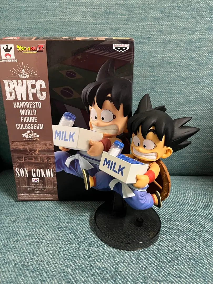 ドラゴンボール BWFC 孫悟空 フィギュア 牛乳 ドラゴンボール フィギュア BWFC 孫悟空 牛乳配達 - メルカリ