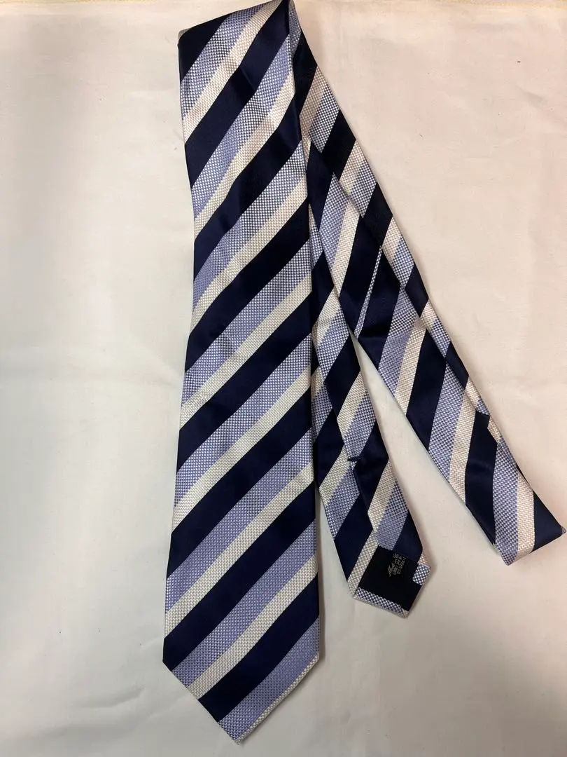 Thumbnail of LES MUES Remu Stripe Tie, Navy, Business