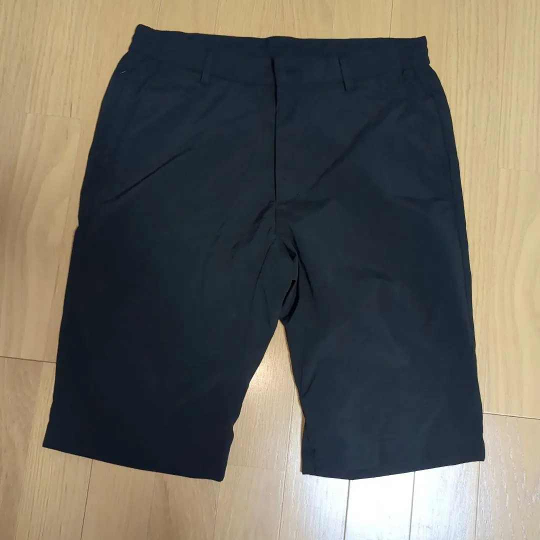 Thumbnail of Black shorts, polyester material