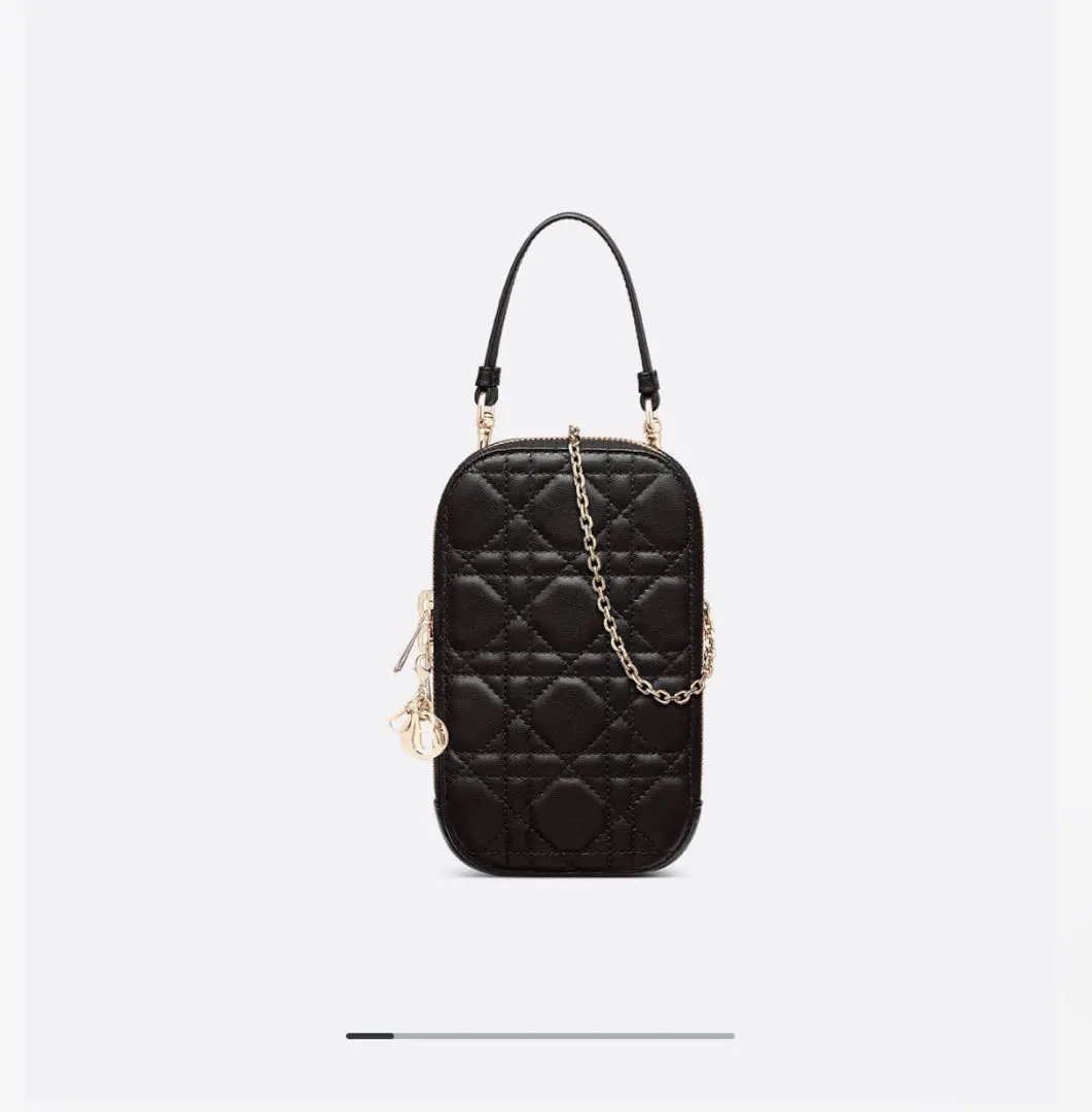 Christian Dior - LADY DIOR フォンホルダー  黄緑色値下げ交渉⭕️ Christian Dior - LADY DIOR フォンホルダー 黄緑色💚値下げ交渉