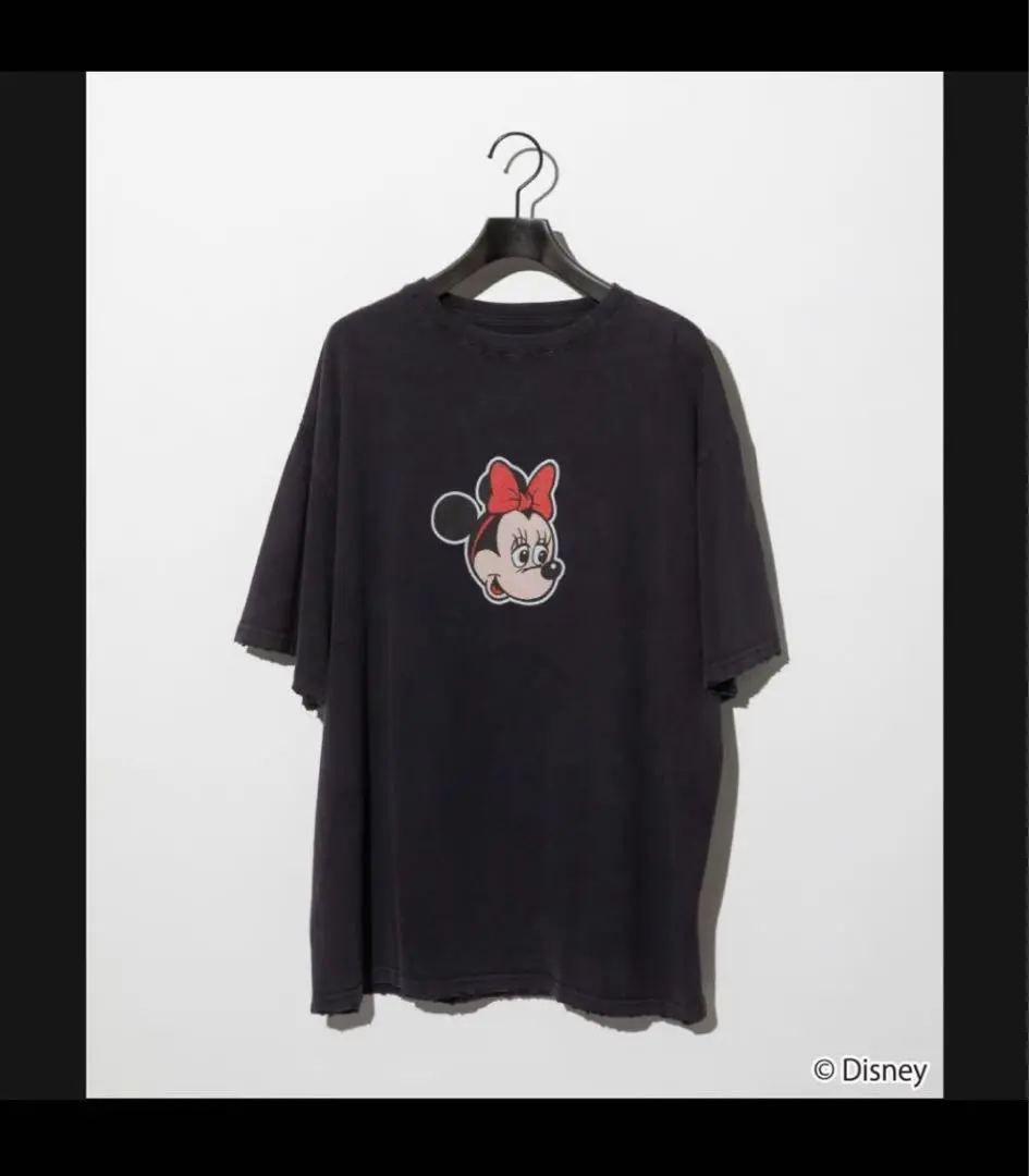 wcj ミニー Tシャツ ブラック 半袖　若槻千夏　ミッキー 新品 wcj ミニー Tシャツ ブラック 半袖 若槻千夏 ミッキー