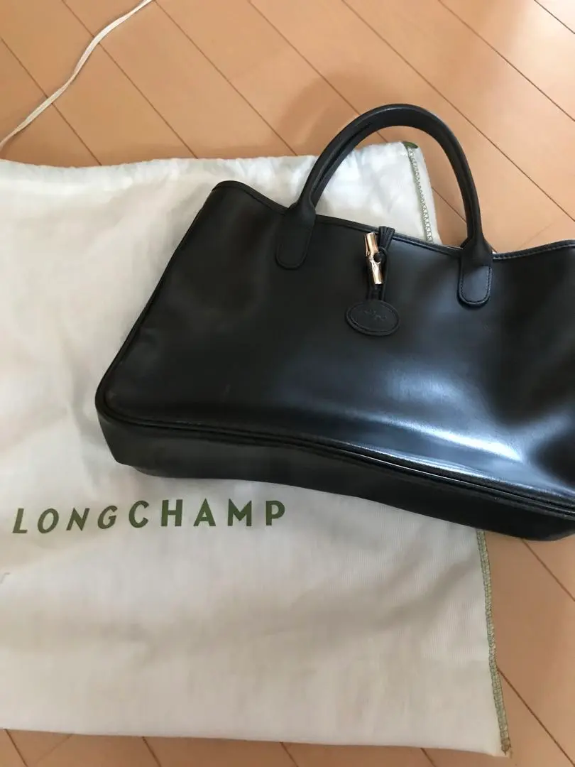 LONGCHAMP 黑色手提包 的縮圖