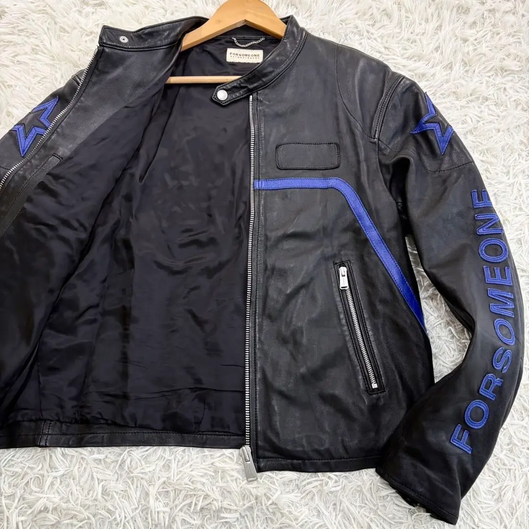 forsomeone フォーサムワン　ボア　レザージャケット　登坂広臣着用 forsomeone フォーサムワン ボア レザージャケット 登坂広臣着用