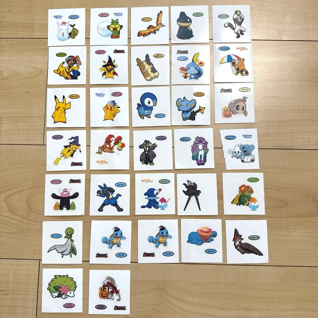 Thumbnail of [Reduced Price] Pokemon Bread Stickers, 32 Pikachu Stickers
