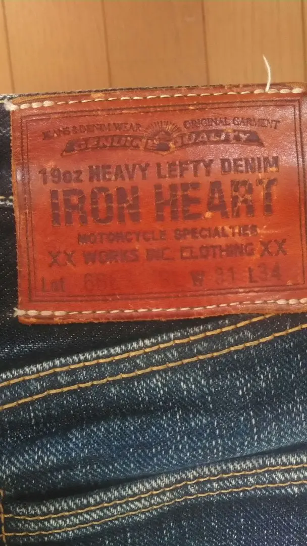 アイアンハート21oz666 S-WH 【美品】W31！ 廃盤モデル貴重 アイアンハート21oz666 S-WH 【美品】W31！ 廃盤モデル貴重