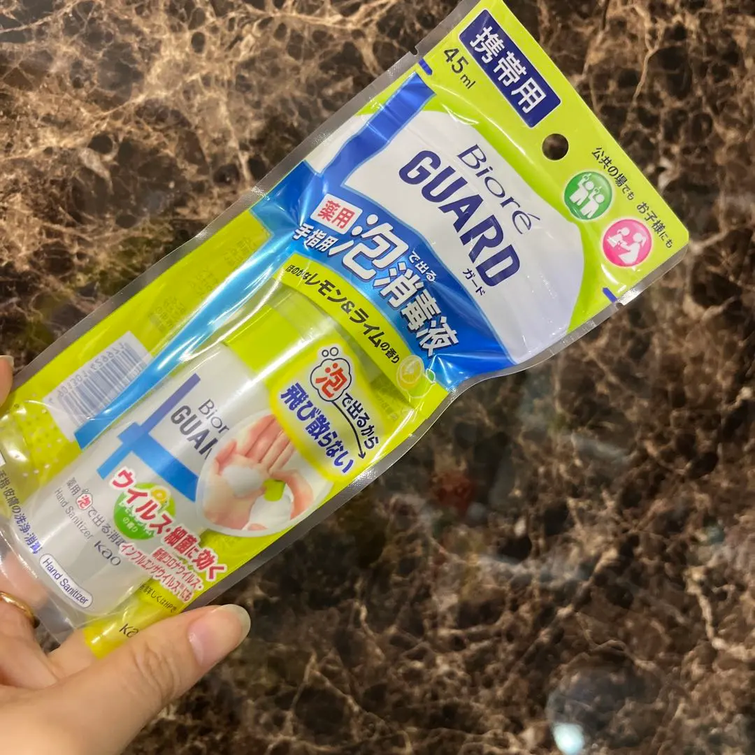 碧柔 Biore 全新未開封 消毒液 泡沫 藥用 手指消毒 攜帶用 的縮圖