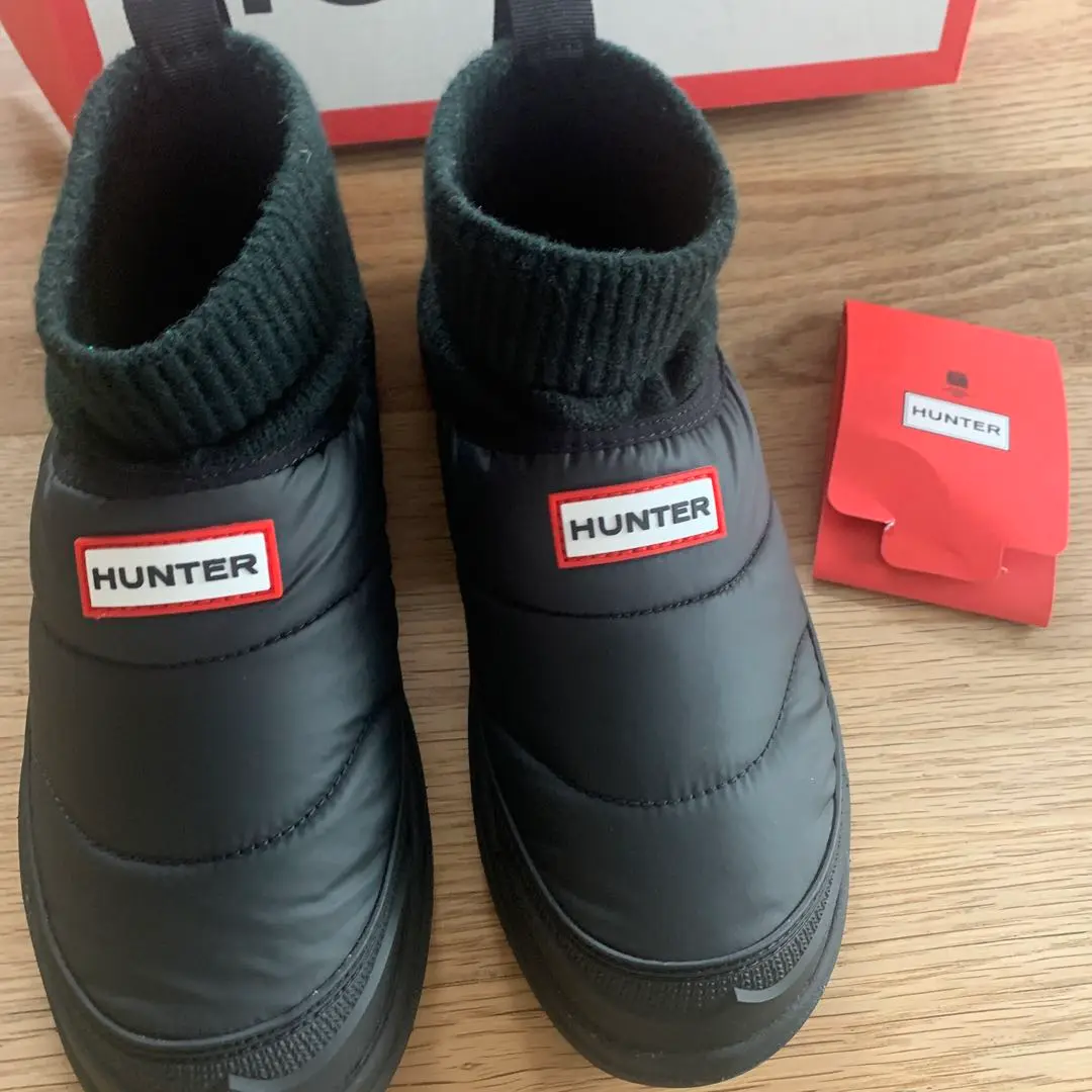 HUNTER 防水ファー付きムートンブーツ38 24-24.5 HUNTER 防水ファー付きムートンブーツ38 24-24.5