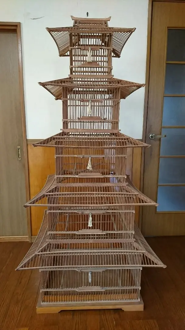 インテリアにどうぞ　大名籠　メジロ籠　34Ｘ23Ｘ17 2025年最新】鳥用品 メジロ籠 めじろ籠 鳥籠の人気アイテム