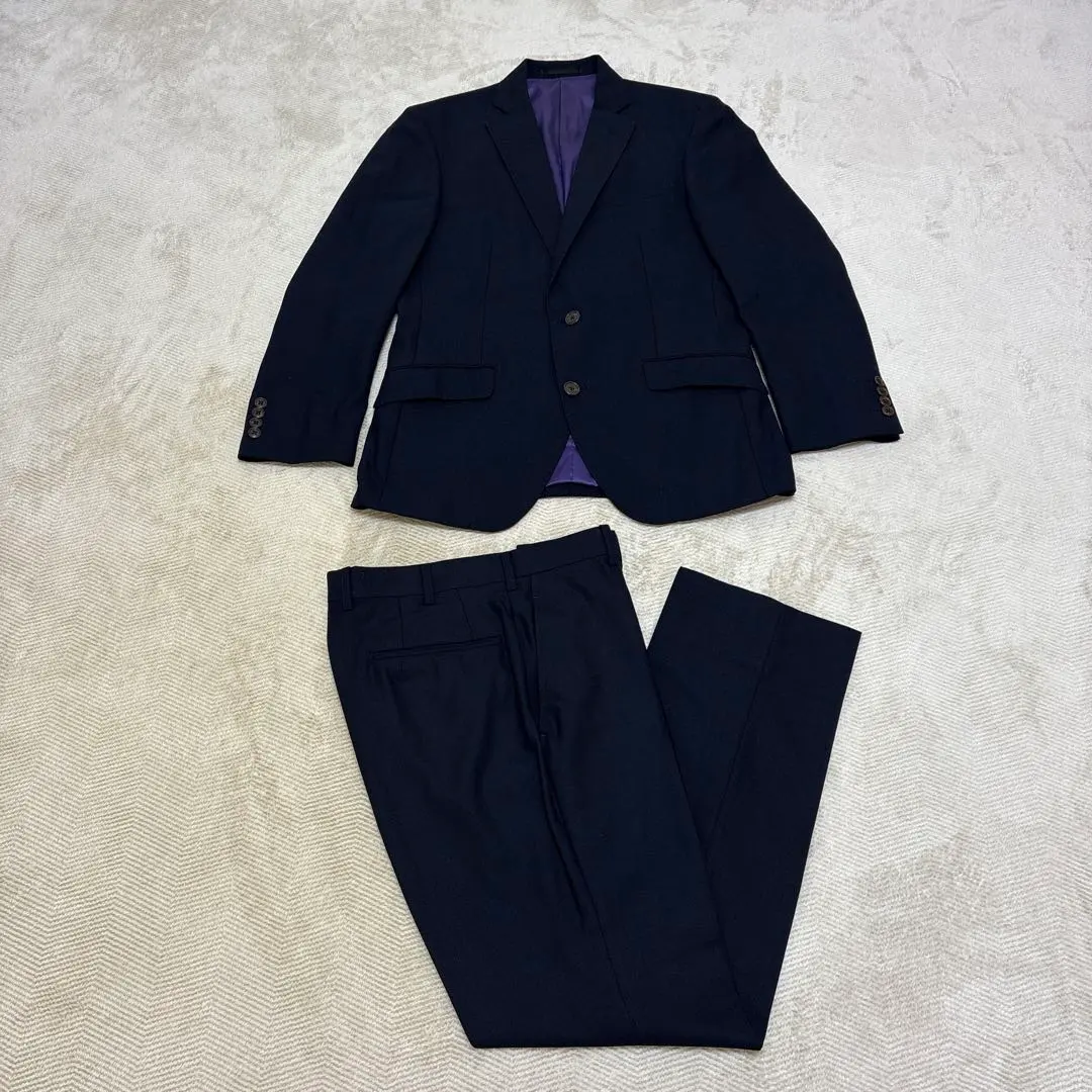 Thumbnail of [Used Item] Navy Business Suit, 2-Button