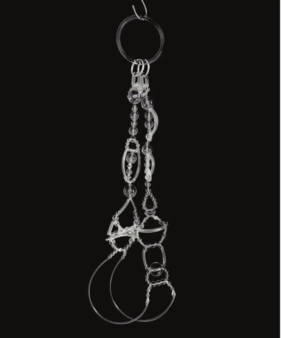 SatokoOishi スマホストラップ black satokooishi / strap (clear black) | JURK shop t