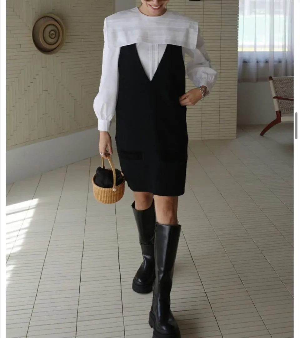 Thumbnail of bow.a Bow-A Wool Mini Dress