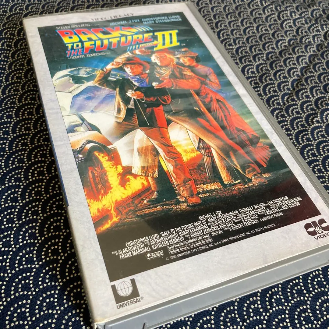 バックトゥザフューチャー VHSビデオ 海外版 バックトゥザフューチャー vhs ビデオ アメリカ インテリア雑貨