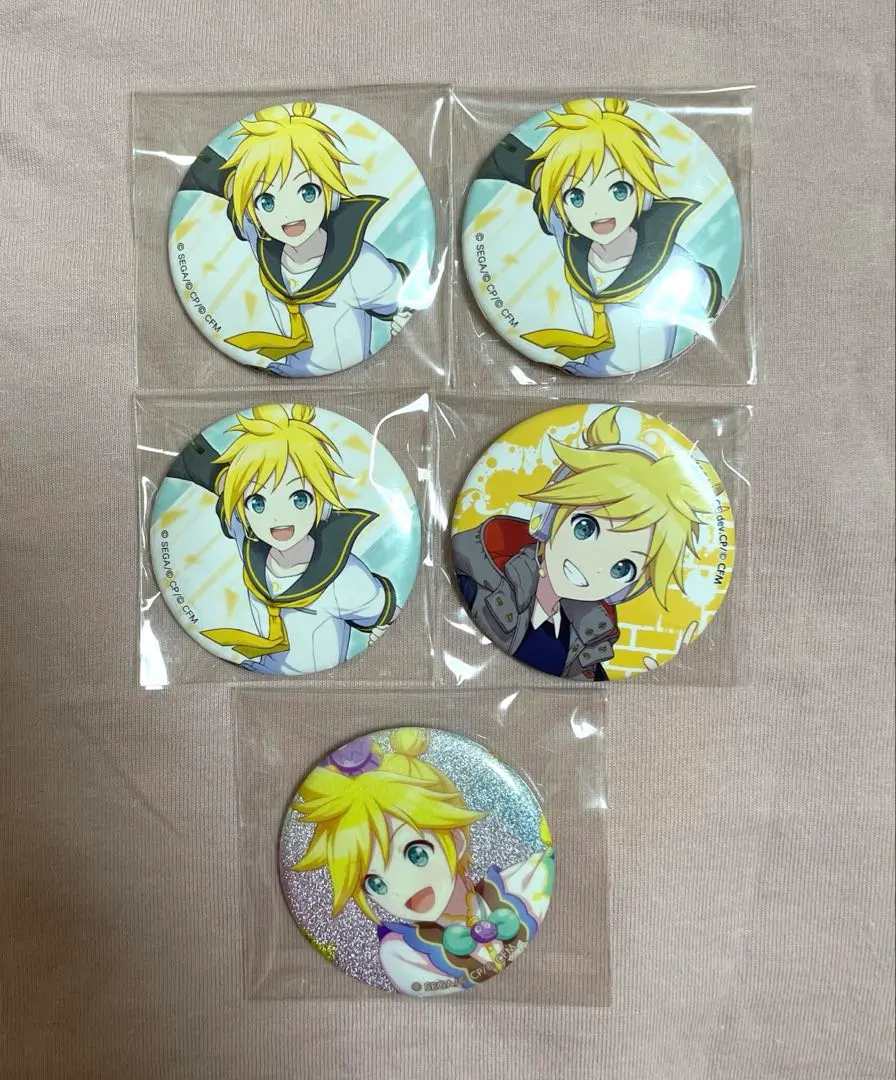 Thumbnail of Kagamine Len Project Sekai Can Badges Set of 5