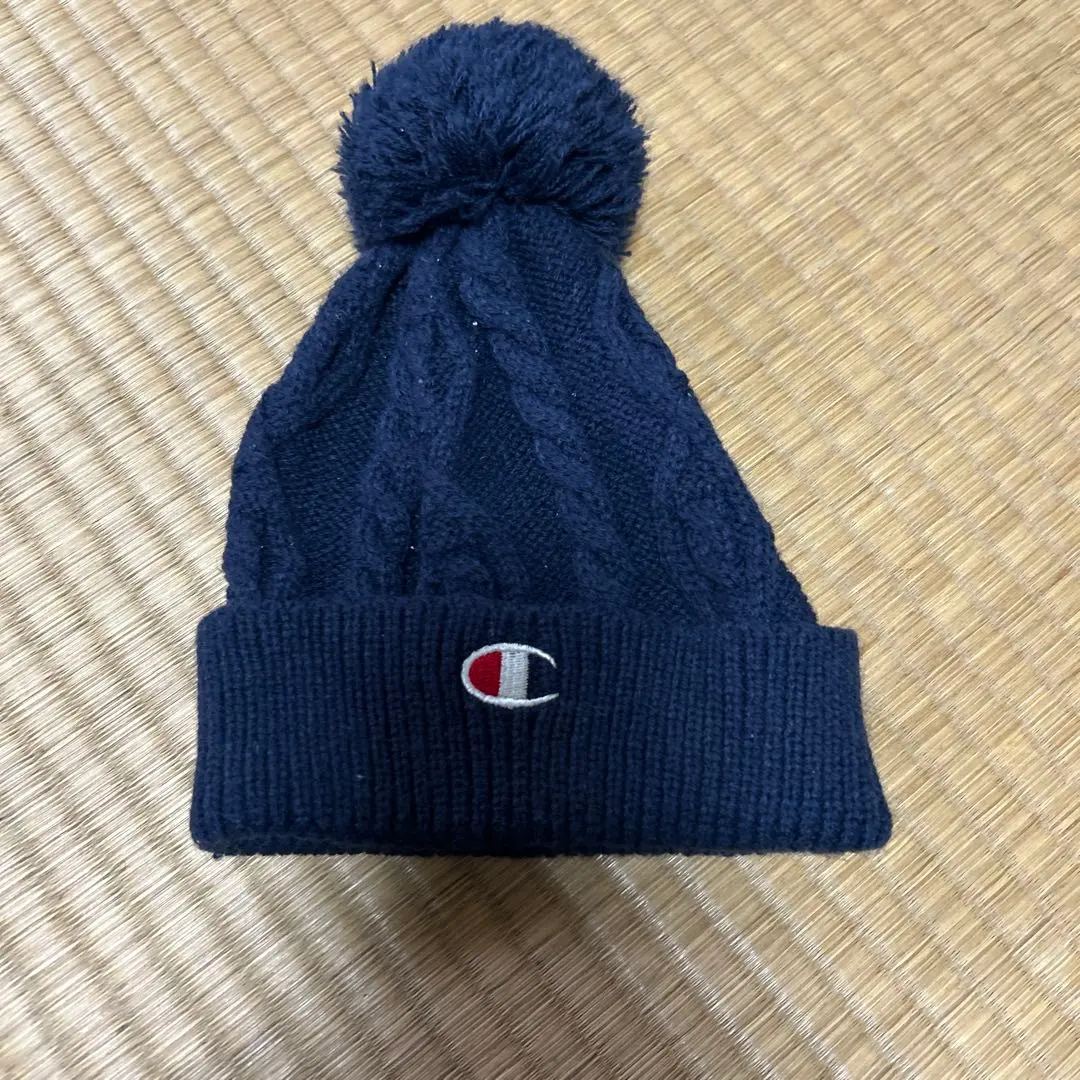 Thumbnail of Champion Navy Knit Cap 48cm