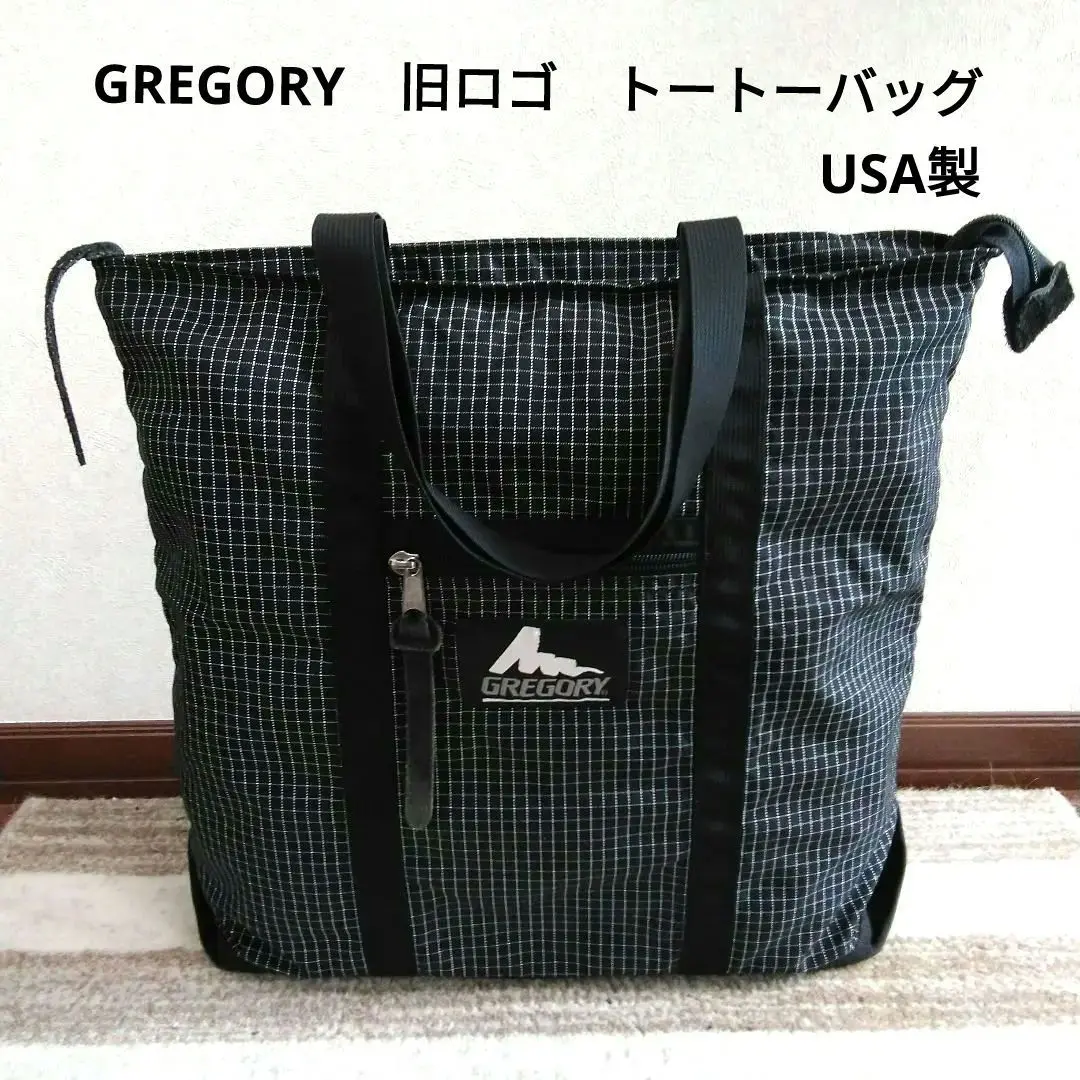 旧ロゴグレゴリー　トートバック　スペクトラ 美品】 グレゴリー 旧ロゴ スペクトラ柄 トートバッグ - メルカリ