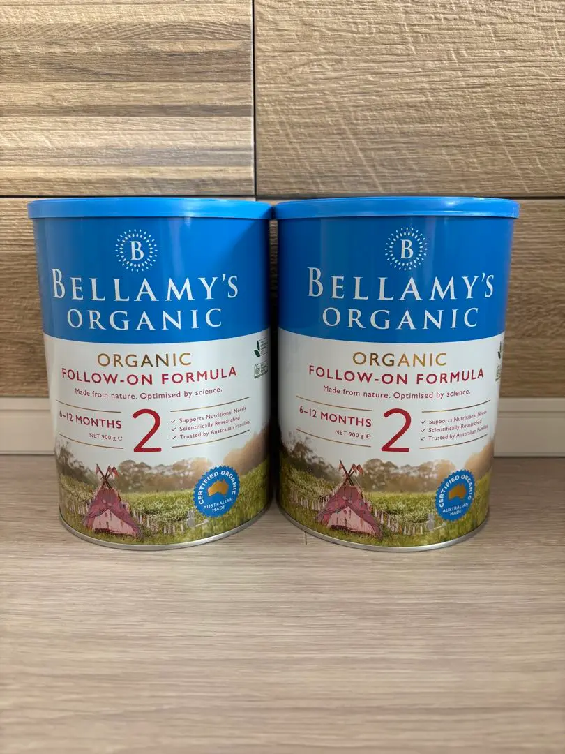 2缶Bellamy ベラミーズ オーガニック 粉ミルク ステップ2 mydeen 2缶)Bellamy ベラミーズ オーガニック 粉ミルク S3 mydeen