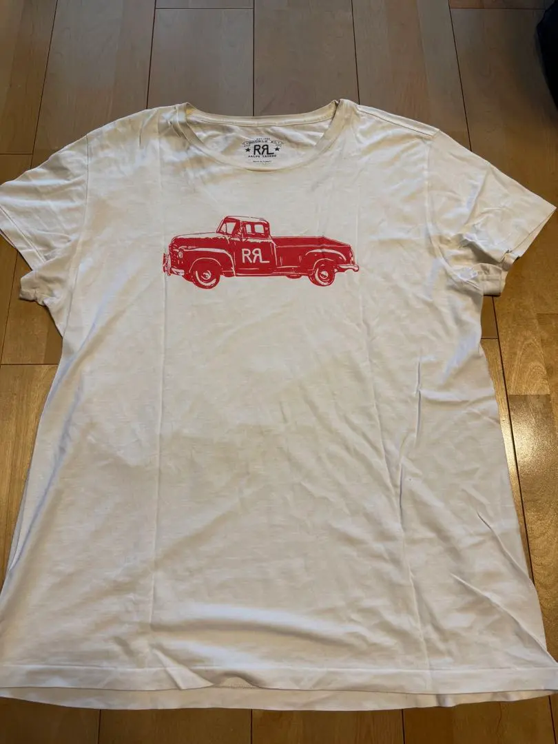 RRL トラックプリント Tシャツ 水色 XLサイズ 085-CVT 5.6ozTシャツ - オリジナルTシャツ・プリントウェアの
