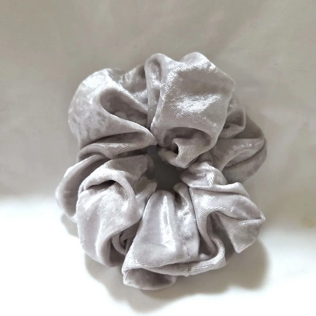 Thumbnail of Handmade voluminous scrunchie, velour material