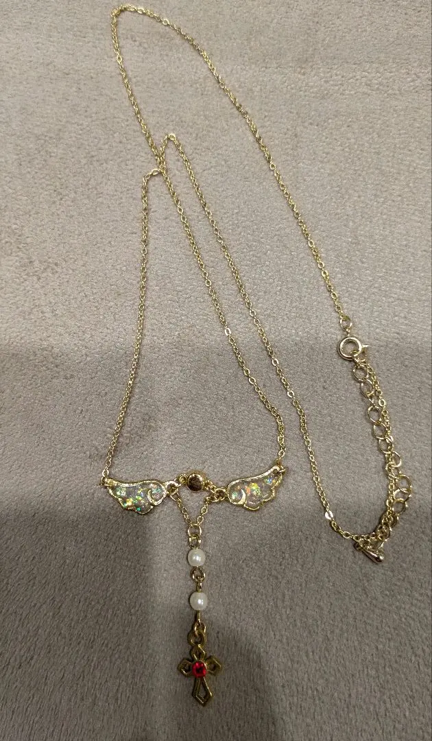 神風怪盗ジャンヌ日下部まろん種村有菜原画展20周年ロザリオネックレス