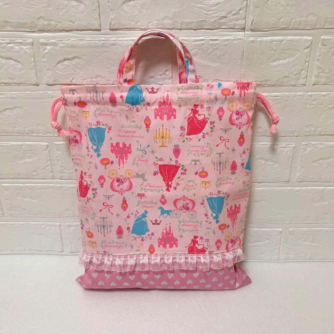 Thumbnail of Princess, girl, drawstring bag, gym clothes bag, commercial use allowed