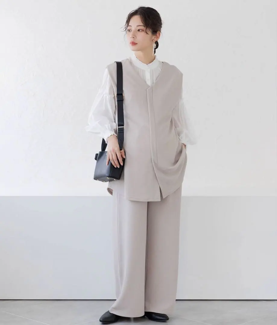 Thumbnail of Felissimo Mama: Maternity and Postpartum Two-Piece Set