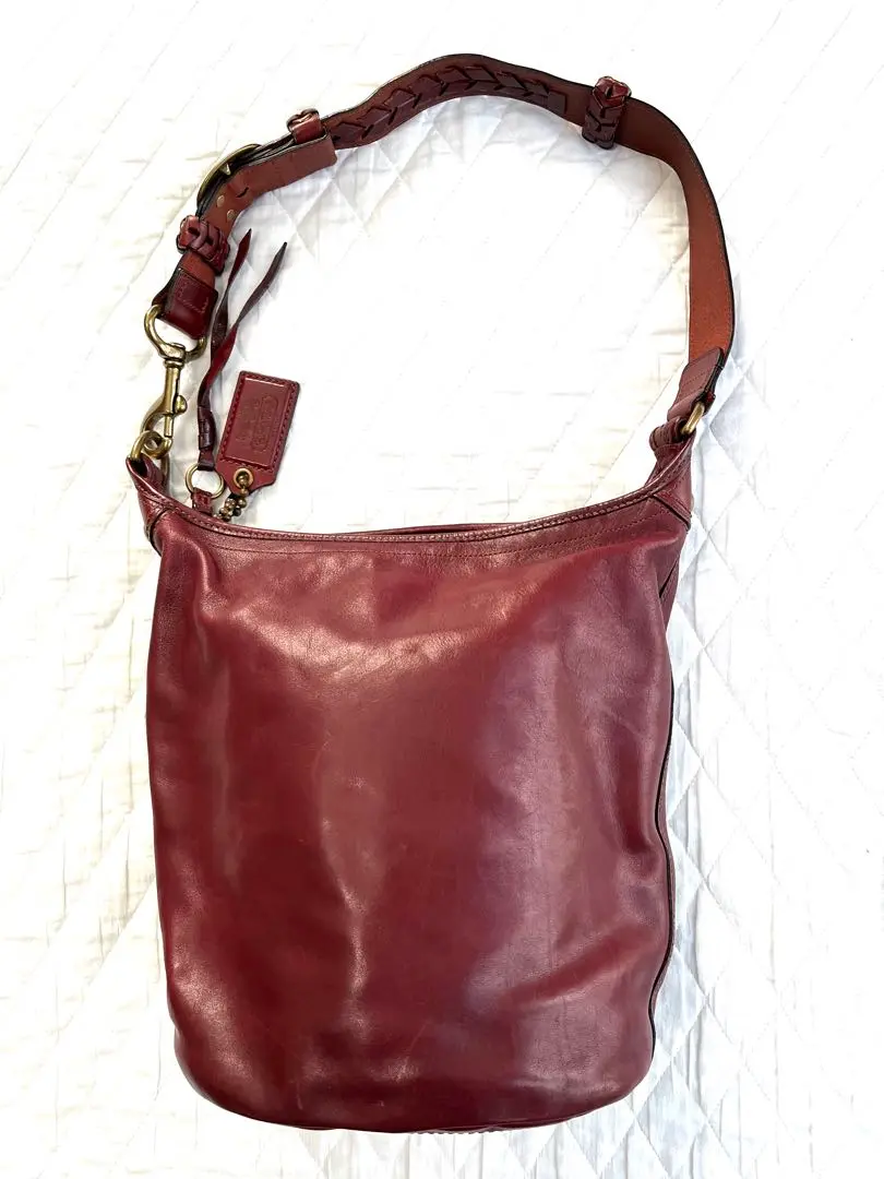 COACH オールドコーチ ブリーカー レザー ショルダーバッグ 黒 11422 USA製 COACH オールド コーチ 2WAY レザーショルダーバッグ 黒