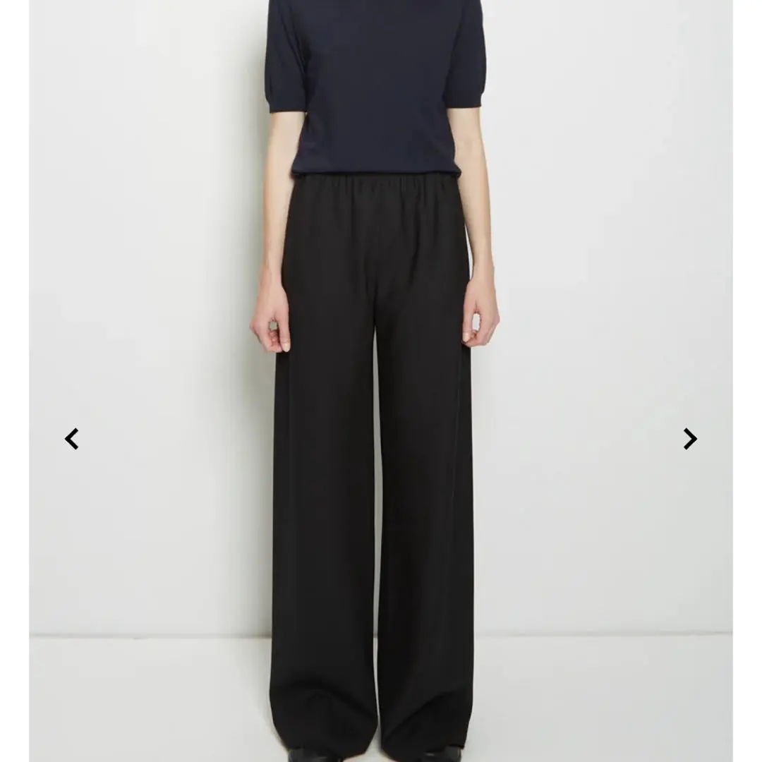 THE ROW GALA PANTS ブラック サイズS 黒 ザロウ パンツ THE ROW | ザ ロウ（ザ ロー)｜GALA PANTS/ブラック の通販