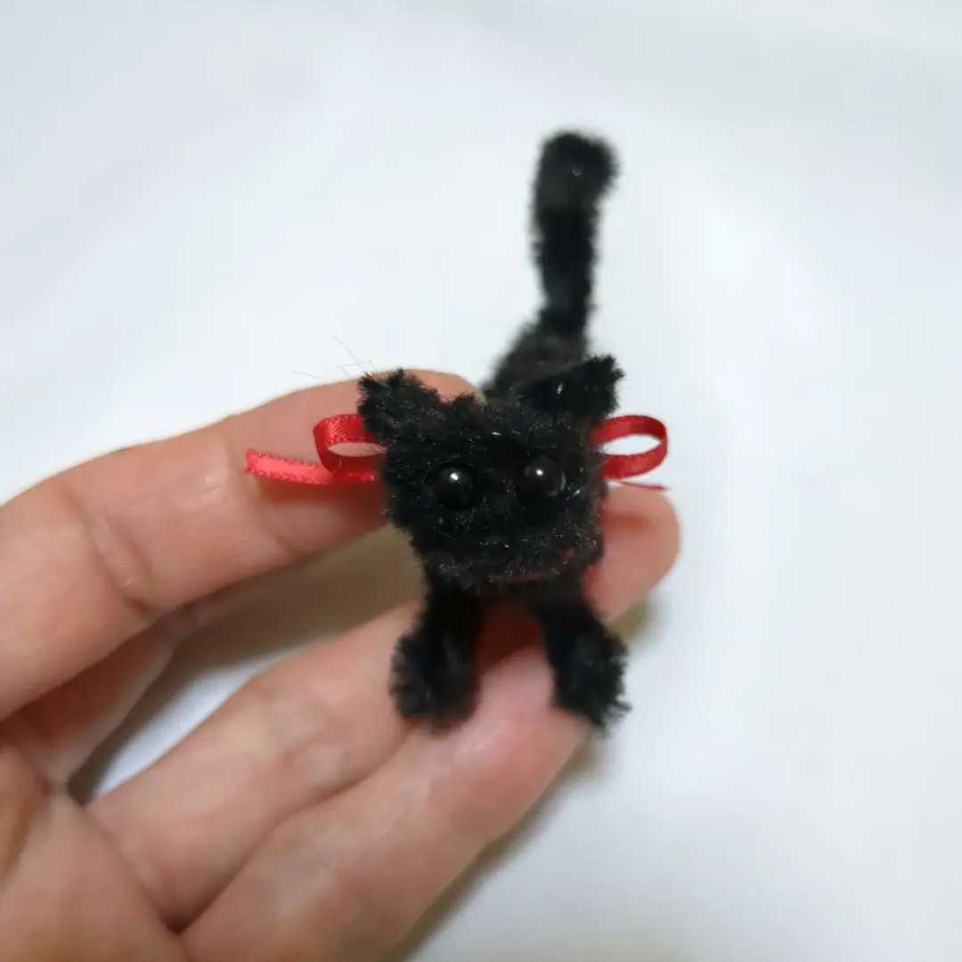 中古　ハンドメイドの黒猫さん✨アートドール 2025年最新】モールアート 黒猫の人気アイテム - メルカリ