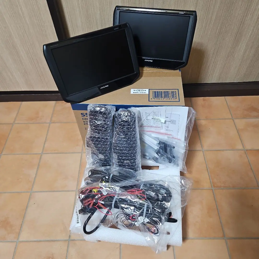 ALPINE SSA9T 2モニターセット 新品未使用 最終値下げ アルパインSSA9T 9インチヘッドレストモニター2台セット - メルカリ