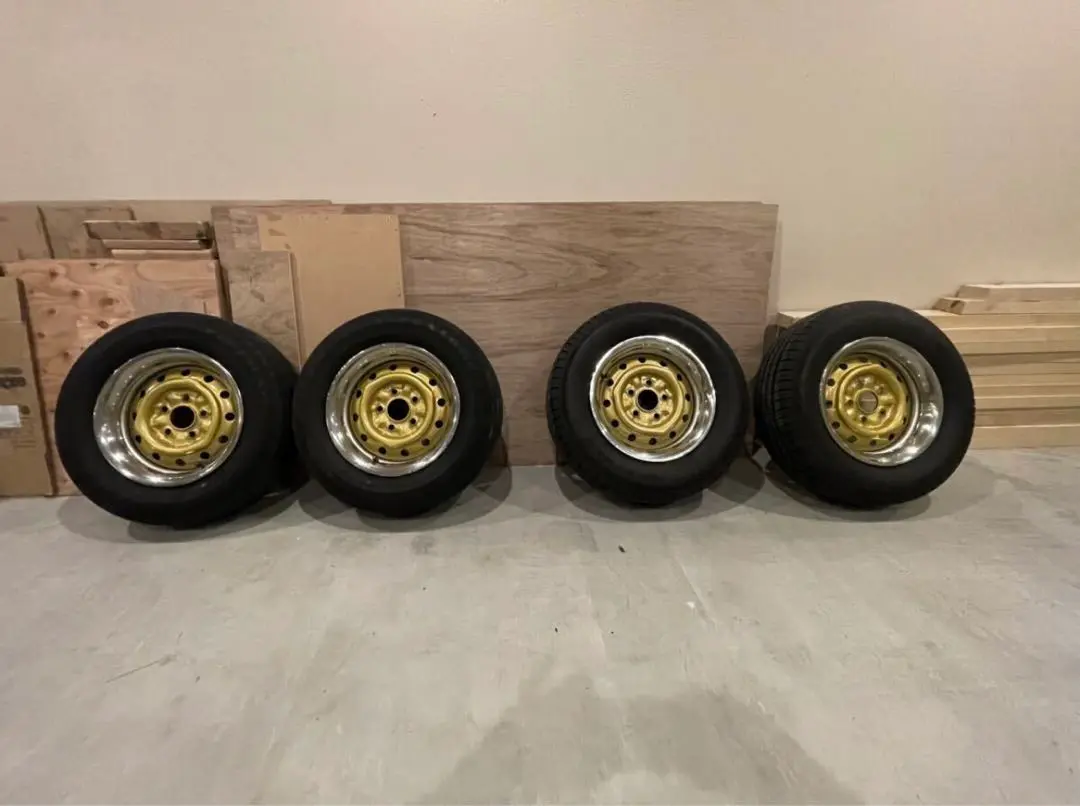 ムーンアイズ　14インチ　トリムリング　ホイール　デイトナ　中古品 MOONEYES ムーンアイズ オリジナル ステンレス トリム リング 14