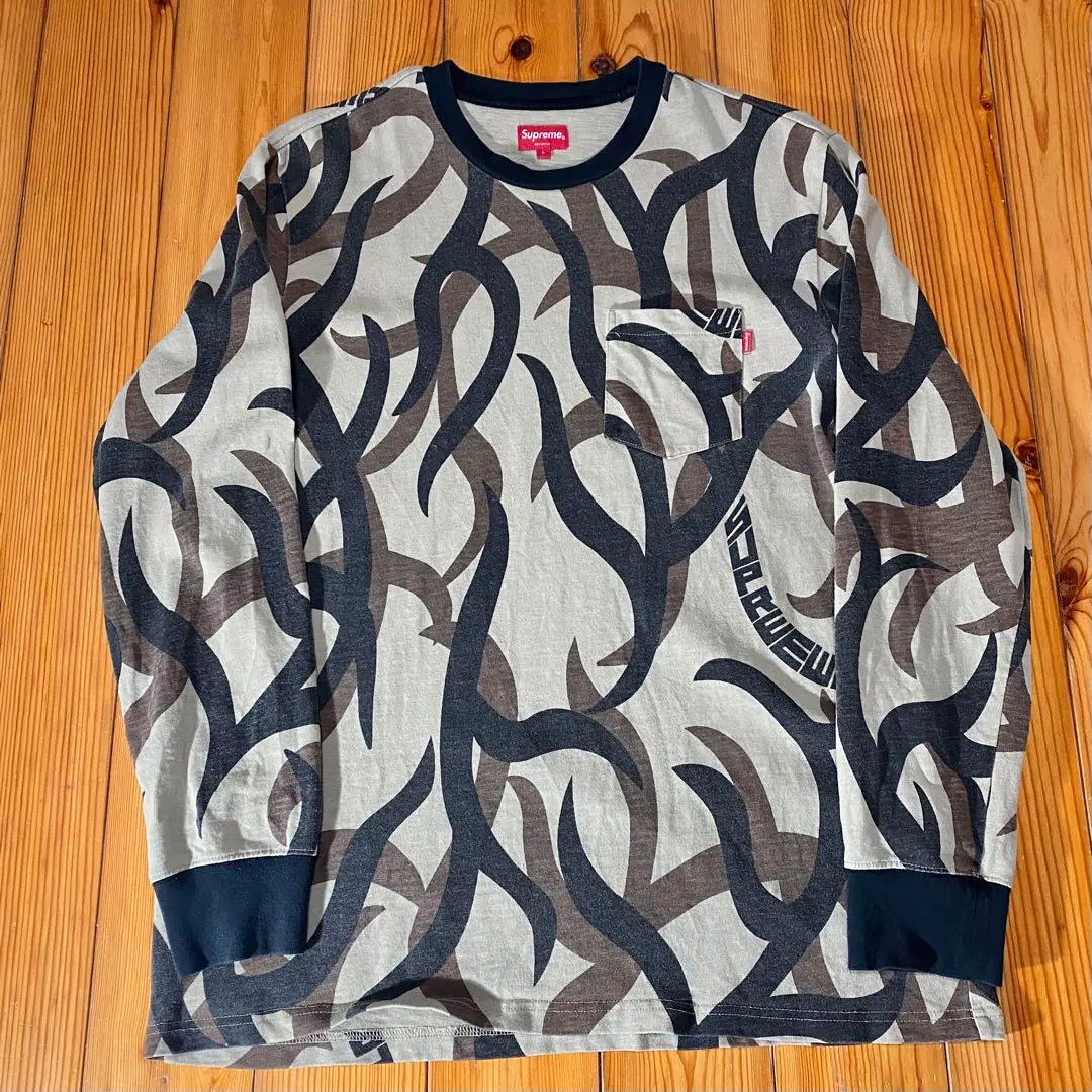 即完✨supremeトライバルカモカーゴステューシーカーハート