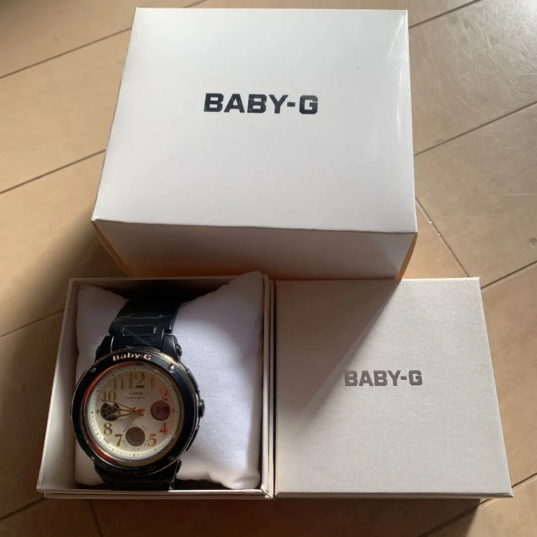 【送料無料・数回使用】CASIO Baby-G 5257*JA 腕時計　ネイビー CASIO BABY-G ネイビー 腕時計