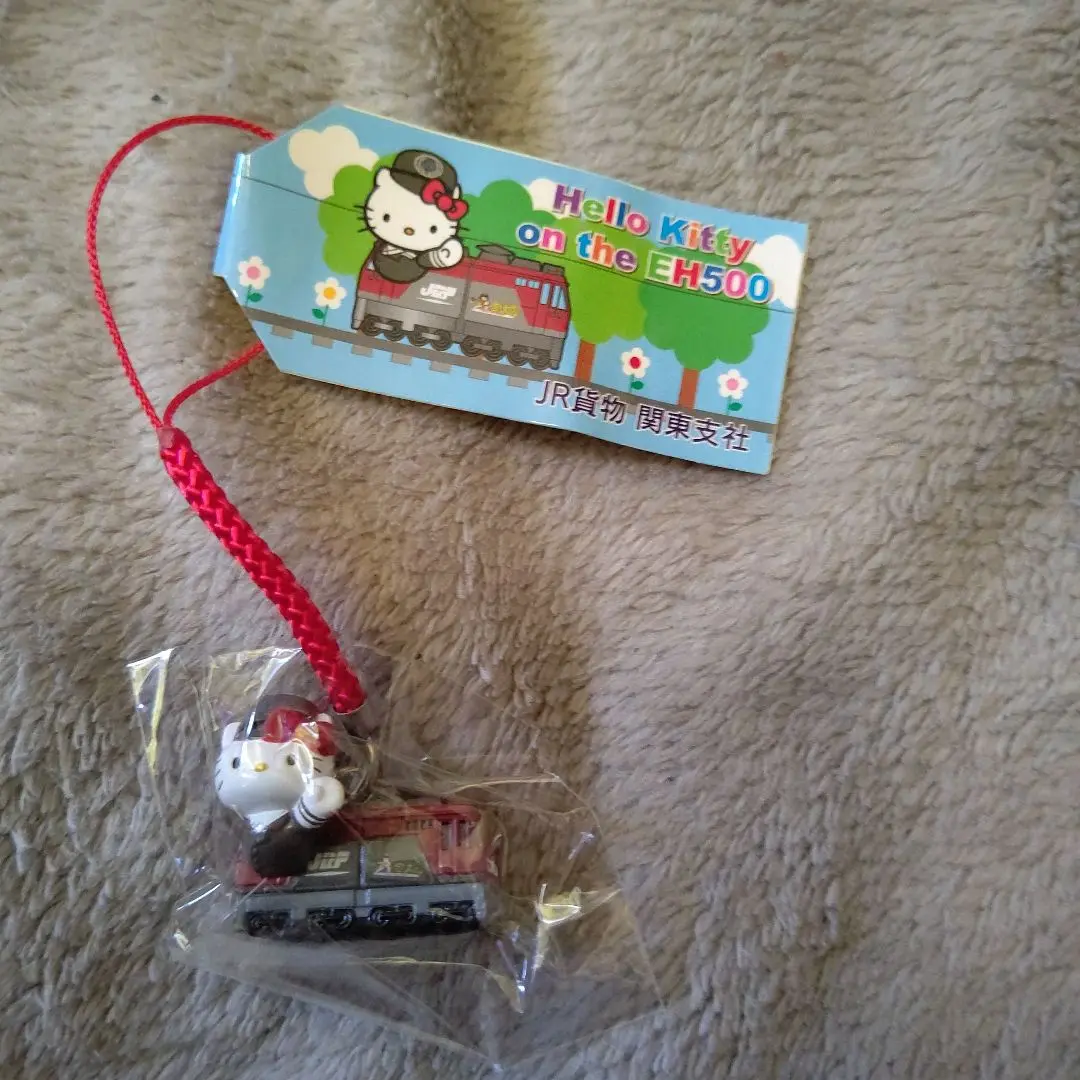 ストラップ　キティちゃん　貨物 ハローキティ キティちゃん ちりめん 人形 ストラップ 根付