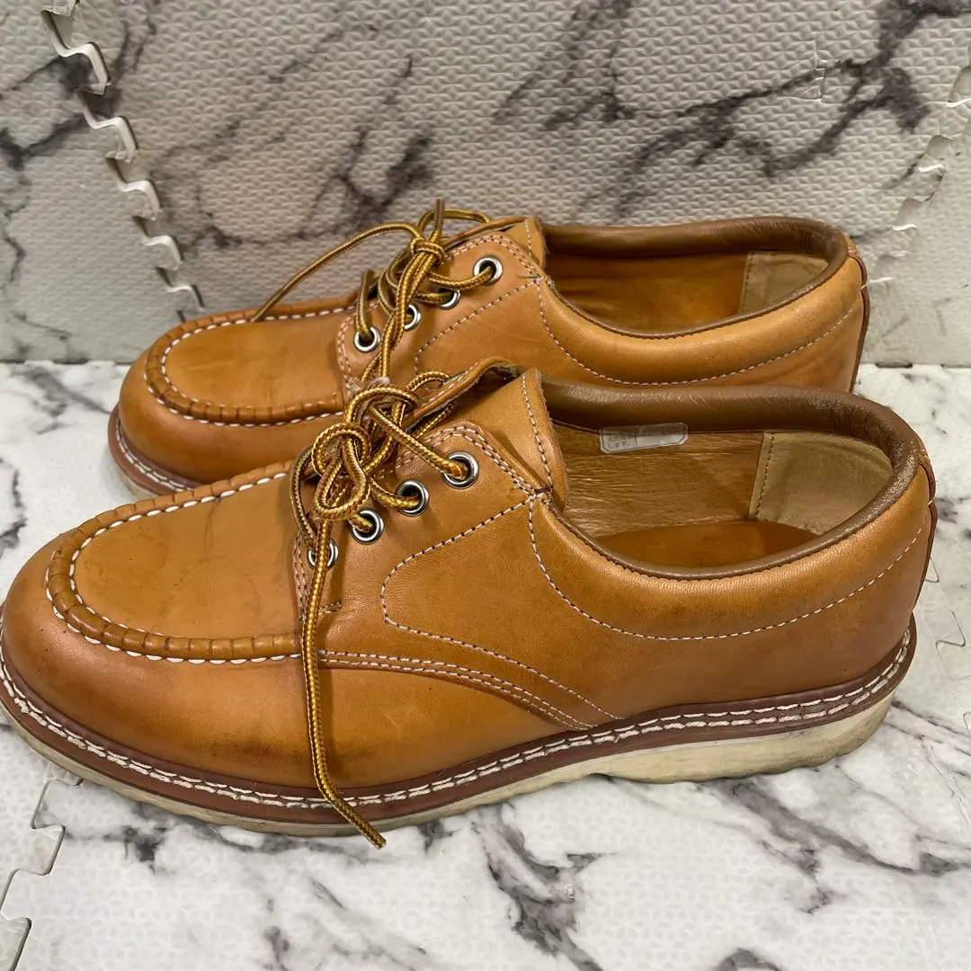 【未使用級】REGAL アメリカンクラシック ウイングチップ ダークブラウン REGAL Shoe & Co. ラウンドラスト ウイングチップ（965SCHK02