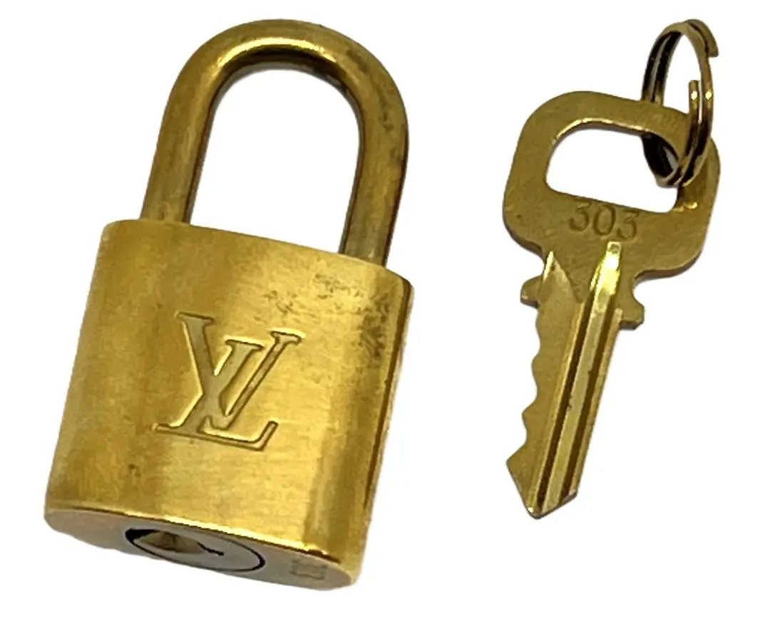 路易威登 鎖頭＆鑰匙 No.303 金色 中古品 (73045) 的縮圖
