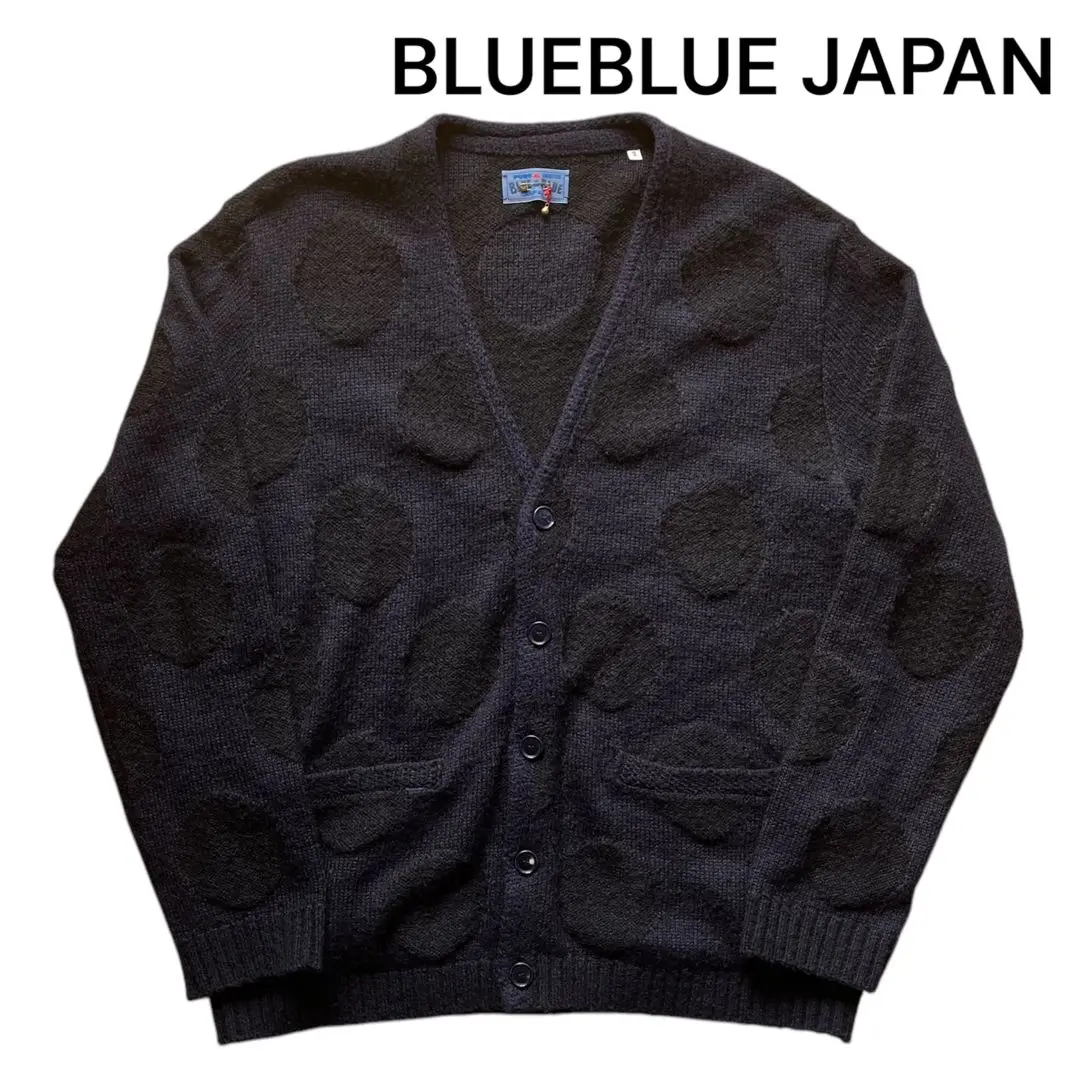 BLUE BLUE JAPAN ネイビー カーディガン サイズ4 2025年最新】ブルーブルージャパン カーディガンの人気アイテム