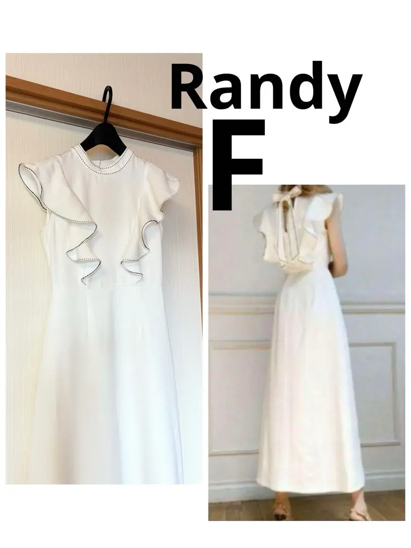 新品 randy ワンピース ビジュープレッピーワンピース 新品タグ付✨ランディ Randy ビジュープレッピーワンピース